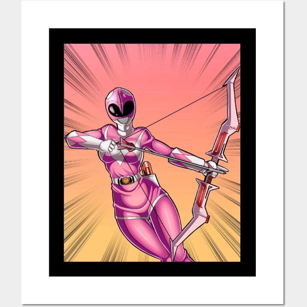 pink ranger Wall Art by fancy ghost